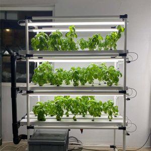 Hidrolab 48 Bitkilik LED'li Dikey Topraksız Tarım Sistemi – Verimli ve Kompakt Çözüm